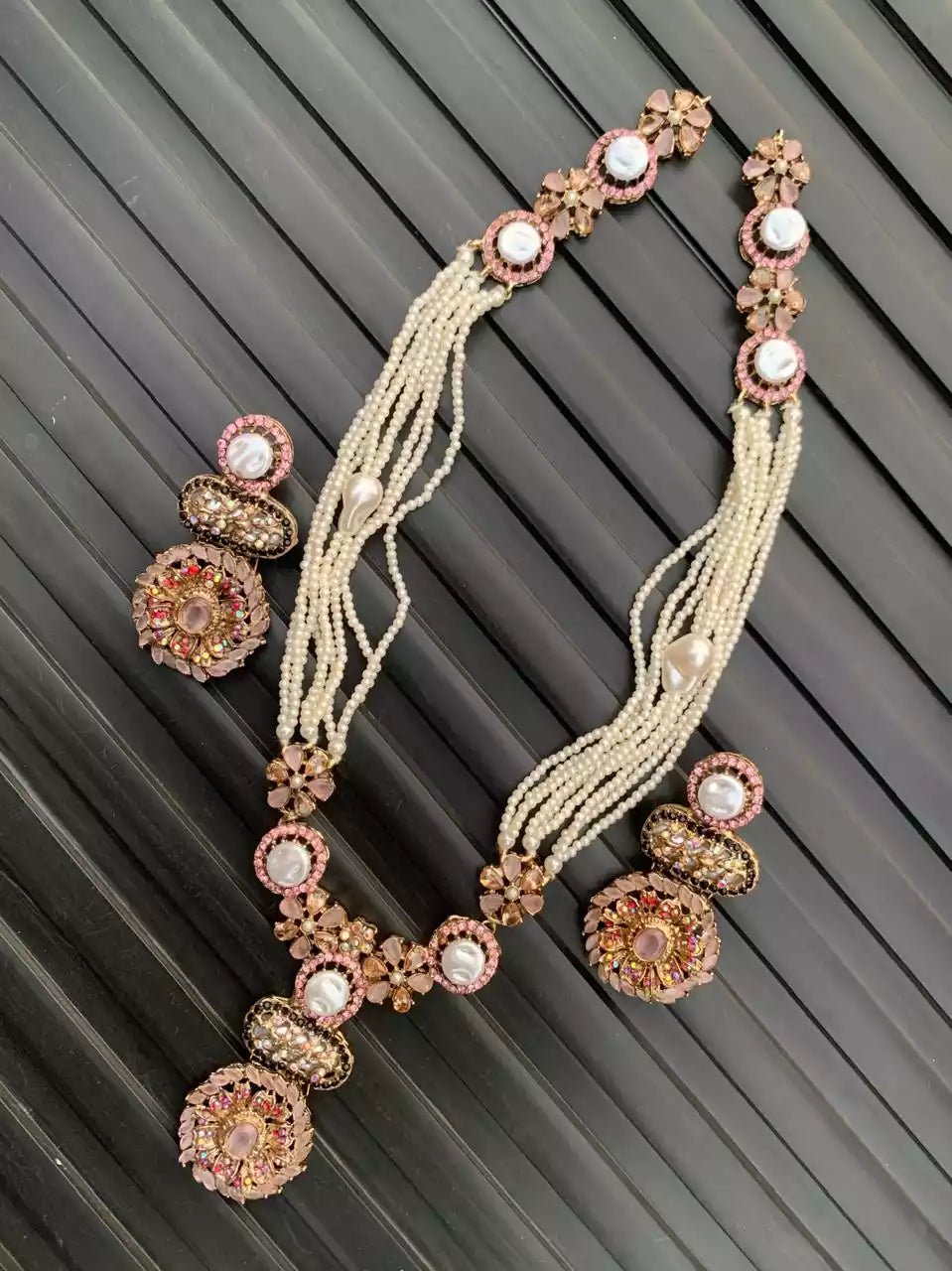 Mother pearl maala set