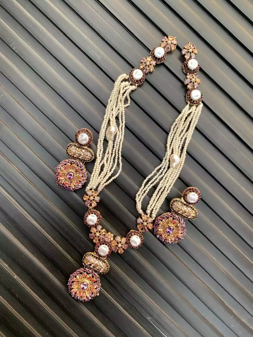 Mother pearl maala set