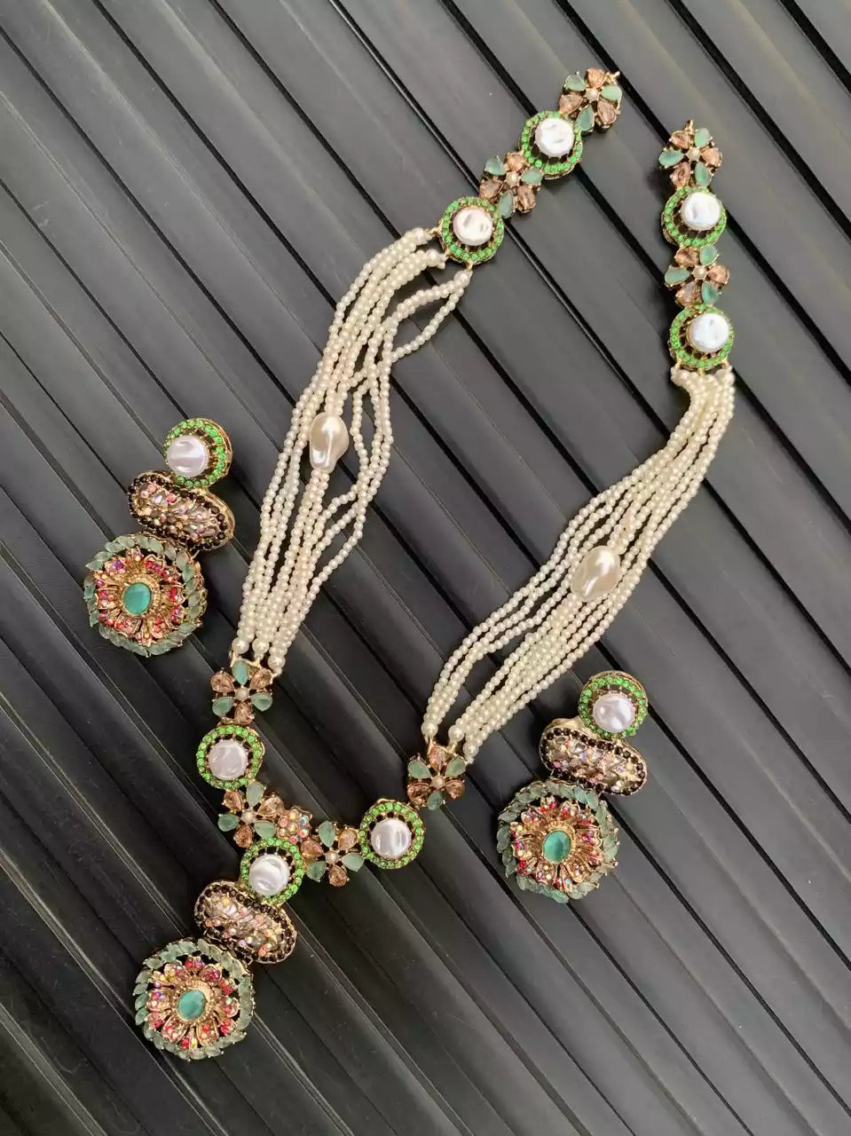 Mother pearl maala set