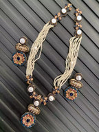 Mother pearl maala set