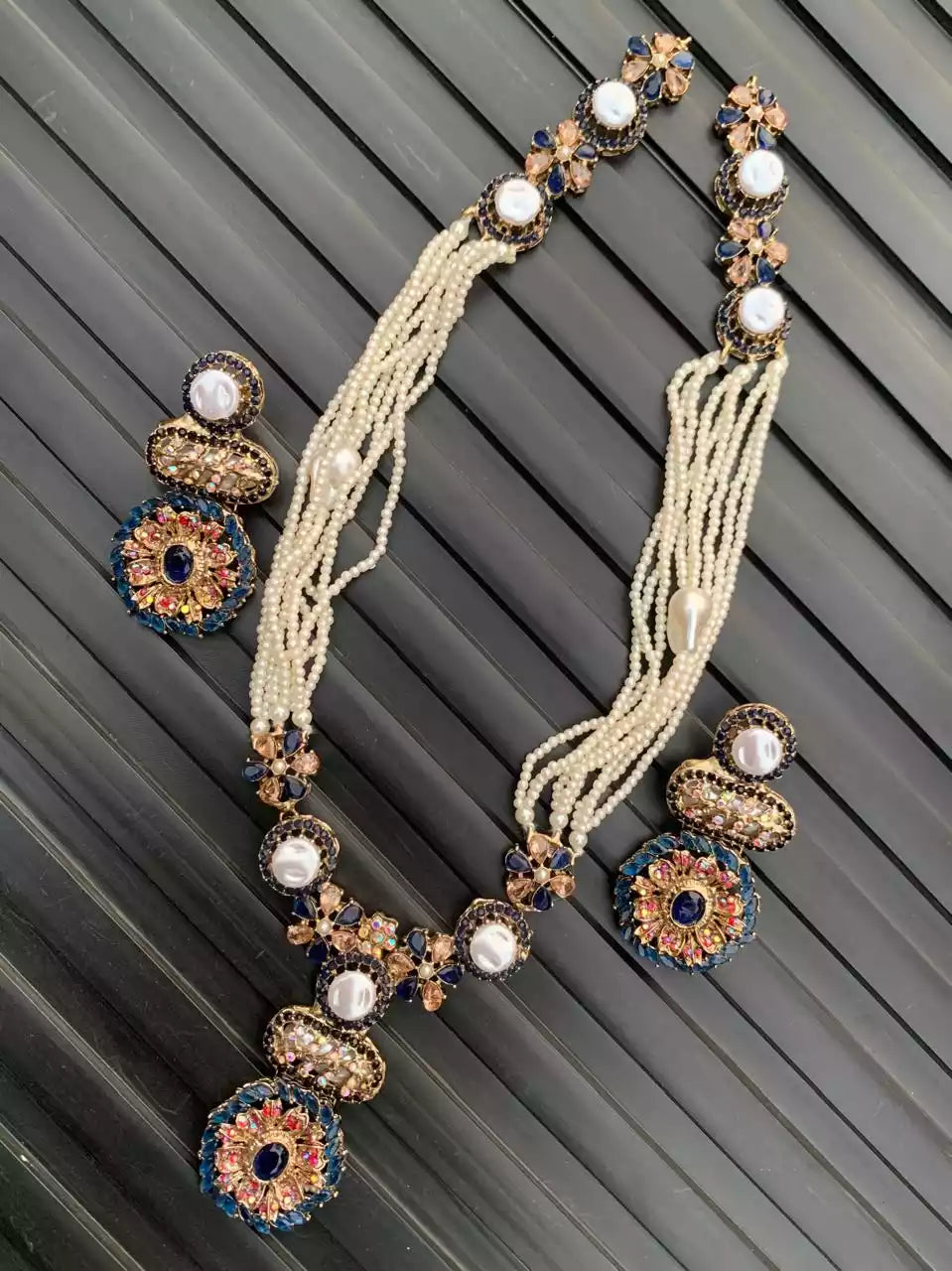 Mother pearl maala set