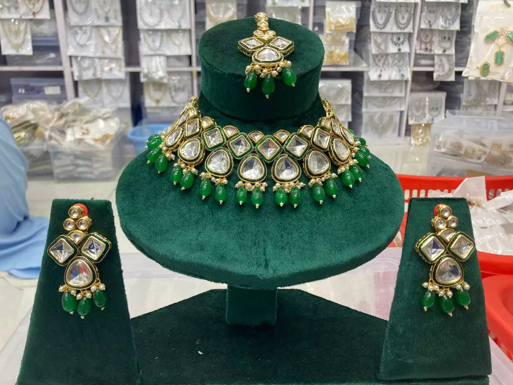 Indian kundan necklace set
