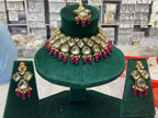 Indian kundan necklace set