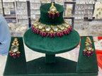 Indian kundan necklace set