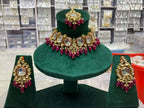 Indian kundan necklace set