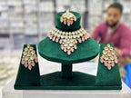 Jaipuri kundan necklace set