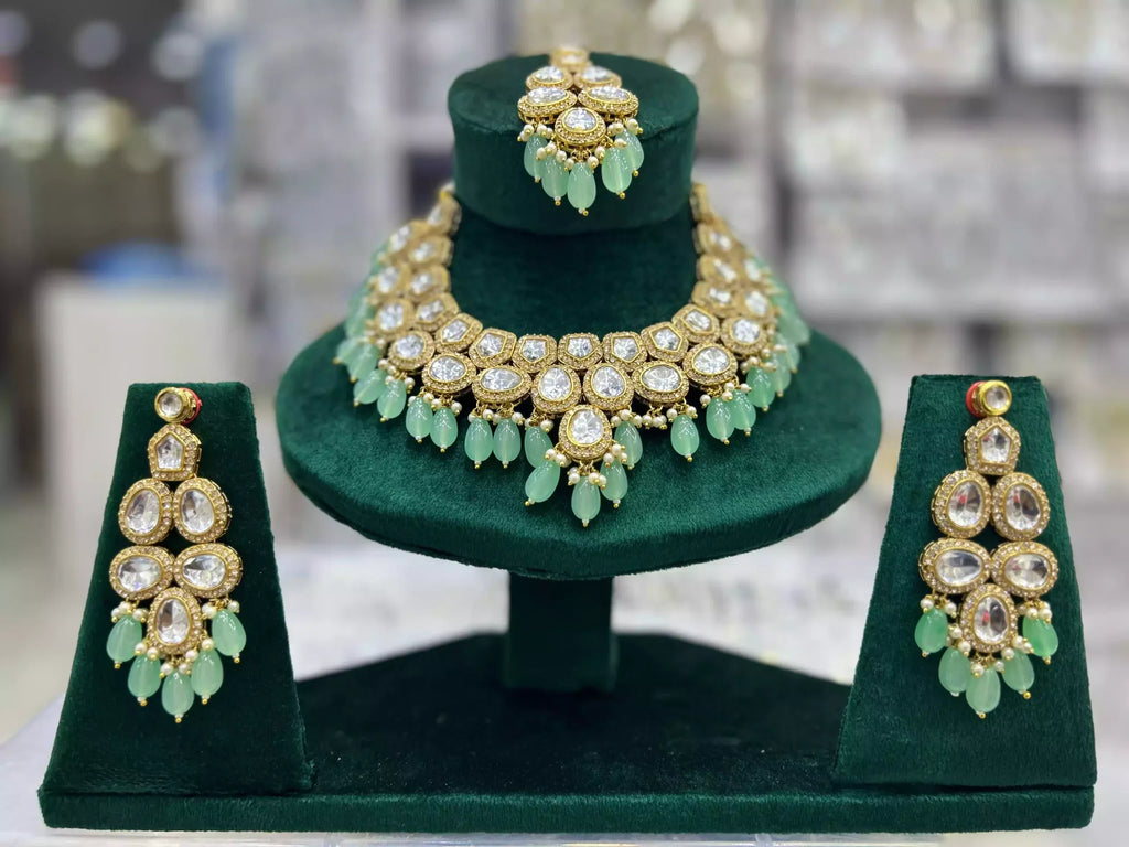 Indian kundan necklace set