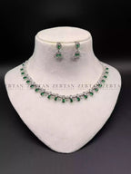 Delicate zircon AD necklace set