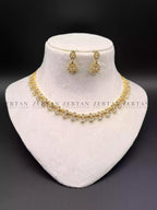 Delicate AD zircon necklace set