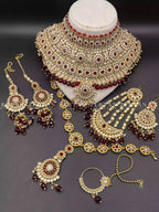 Indian kundan complete bridal package