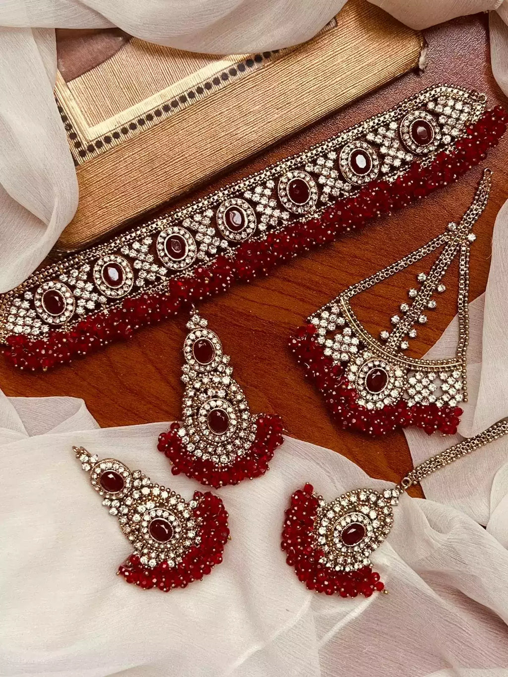Heavy Gajra bandhai jhumar set