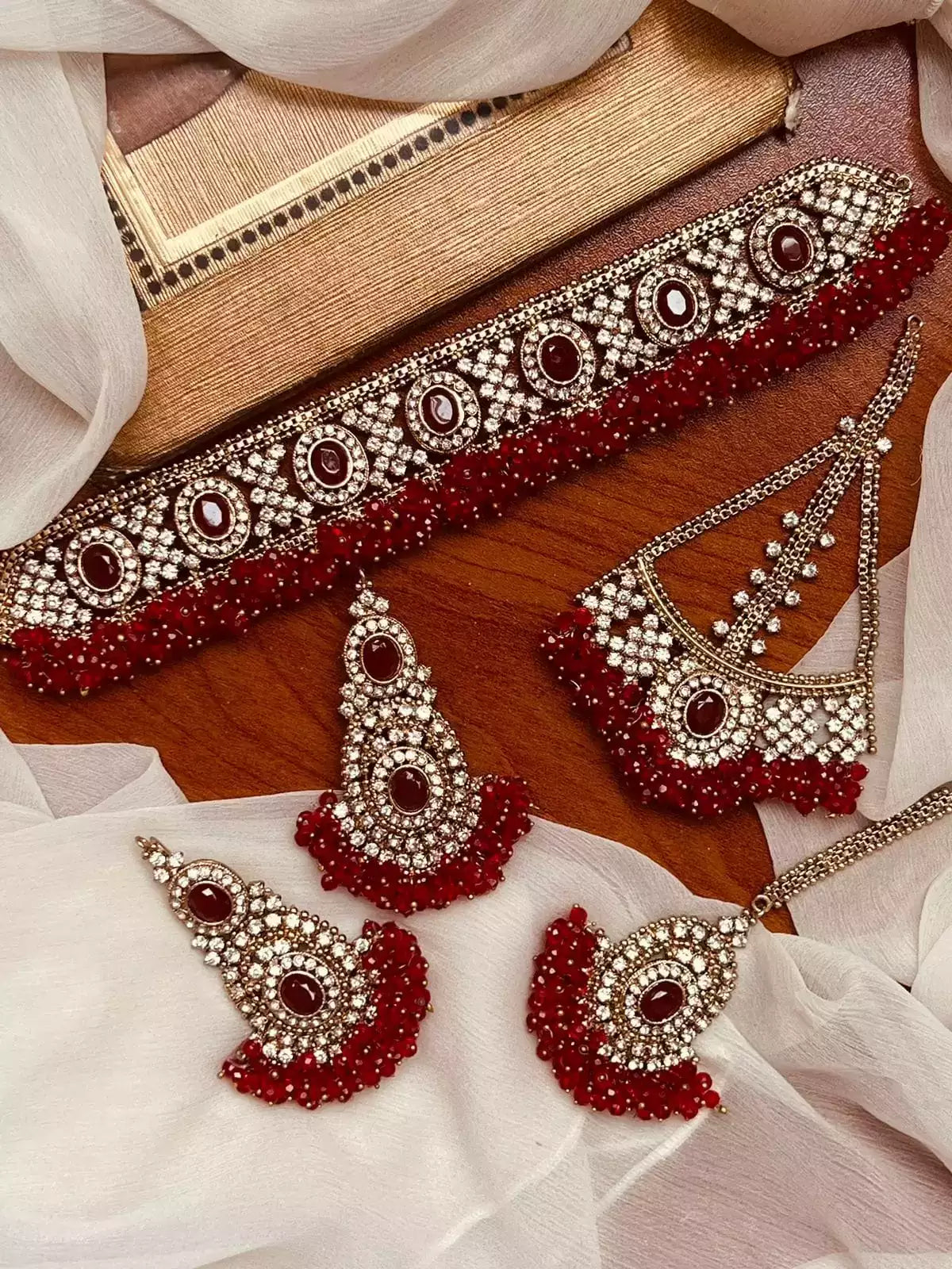 Heavy Gajra bandhai jhumar set