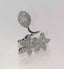 Micro zircon adjustable ring