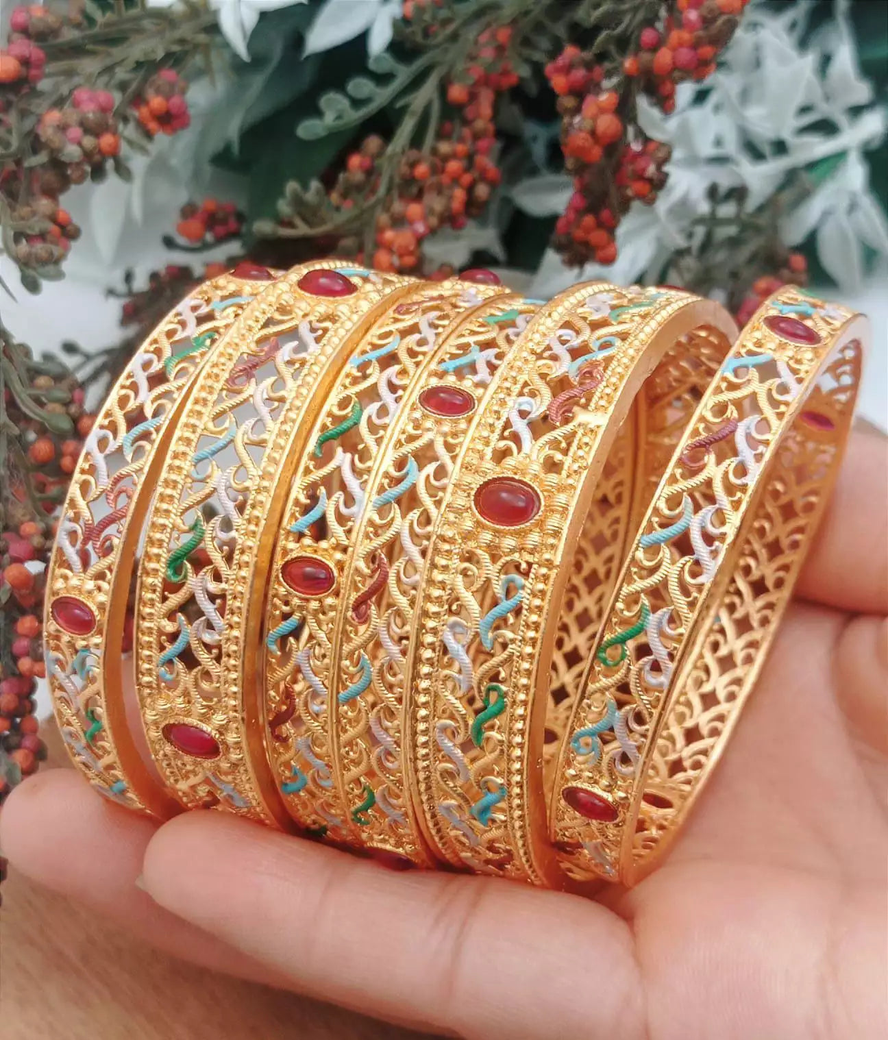 Indian 6pcs bangle set-005 Main image