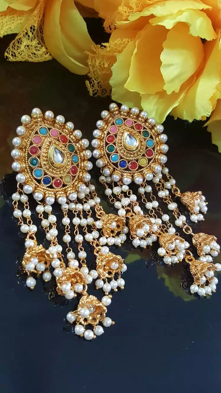 Indian earrings Secondary image