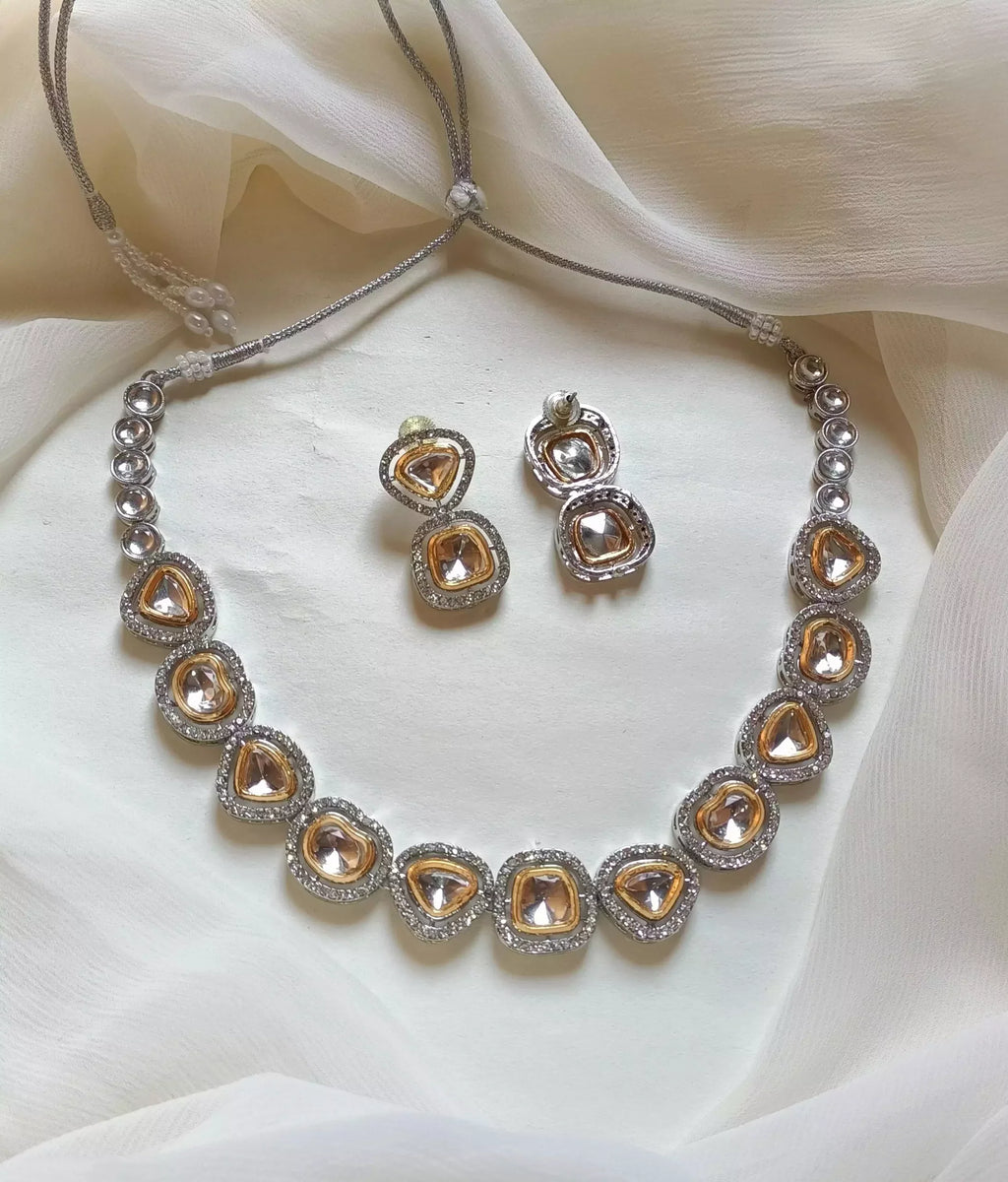 Indian uncut necklace set