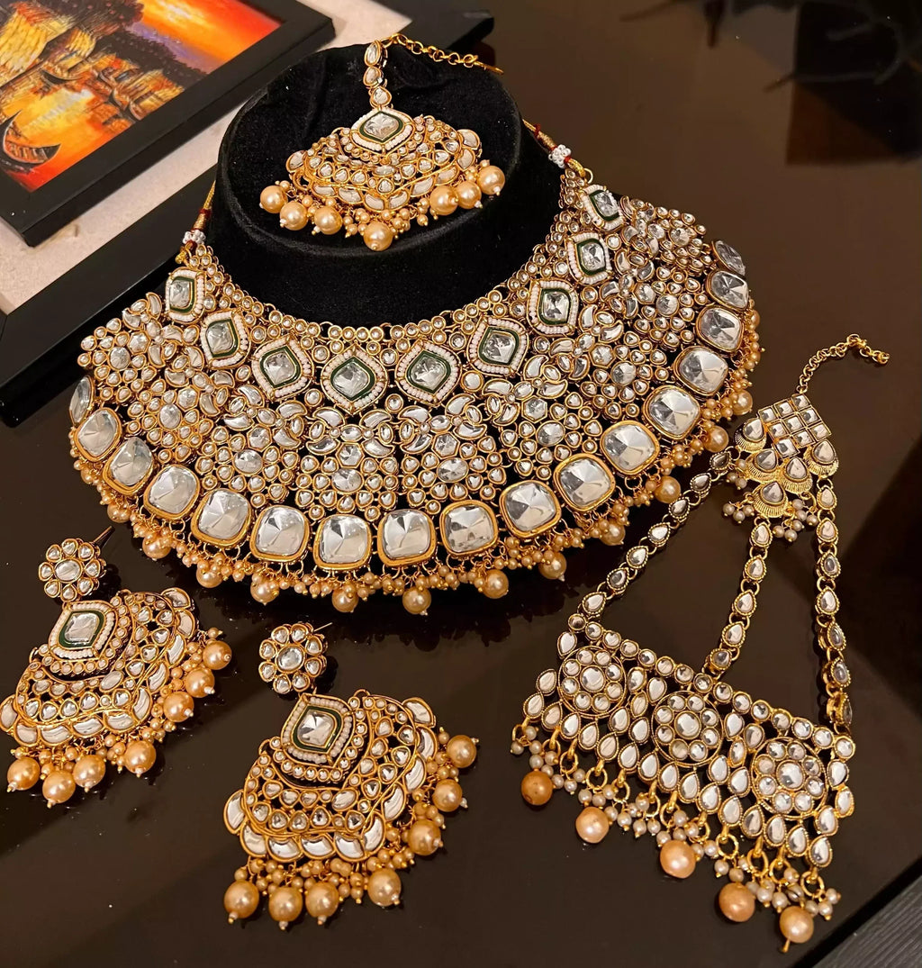Indian kundan bridal set