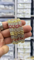 Elegant 4pcs Bangles Set