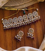 Dabbi kundan choker set