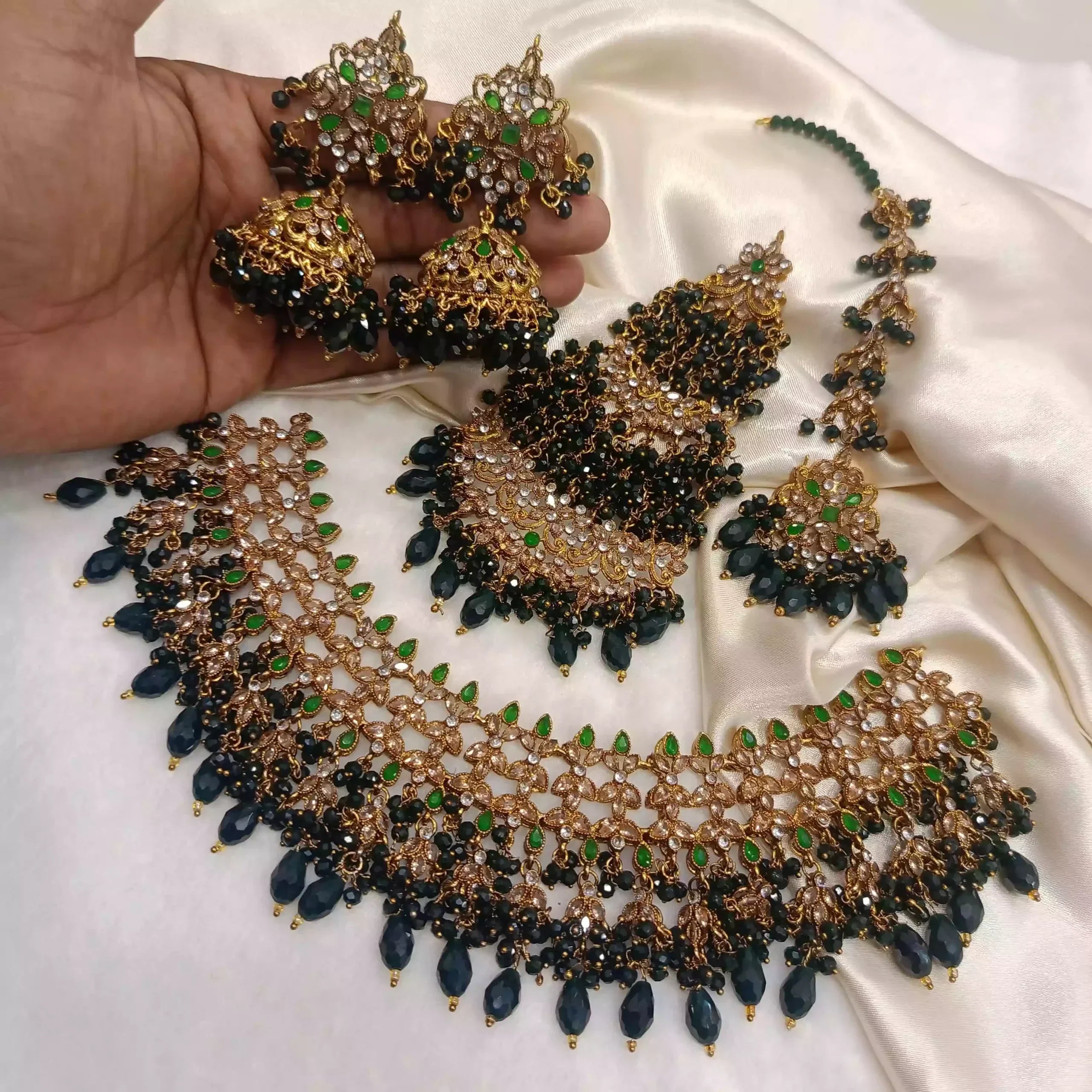 Zircon complete bridal set