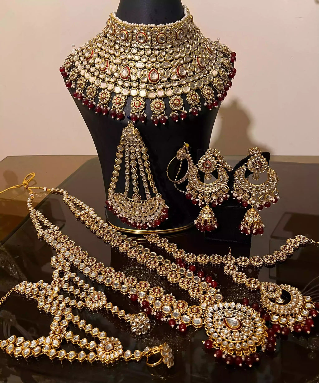 Indian kundan complete bridal package