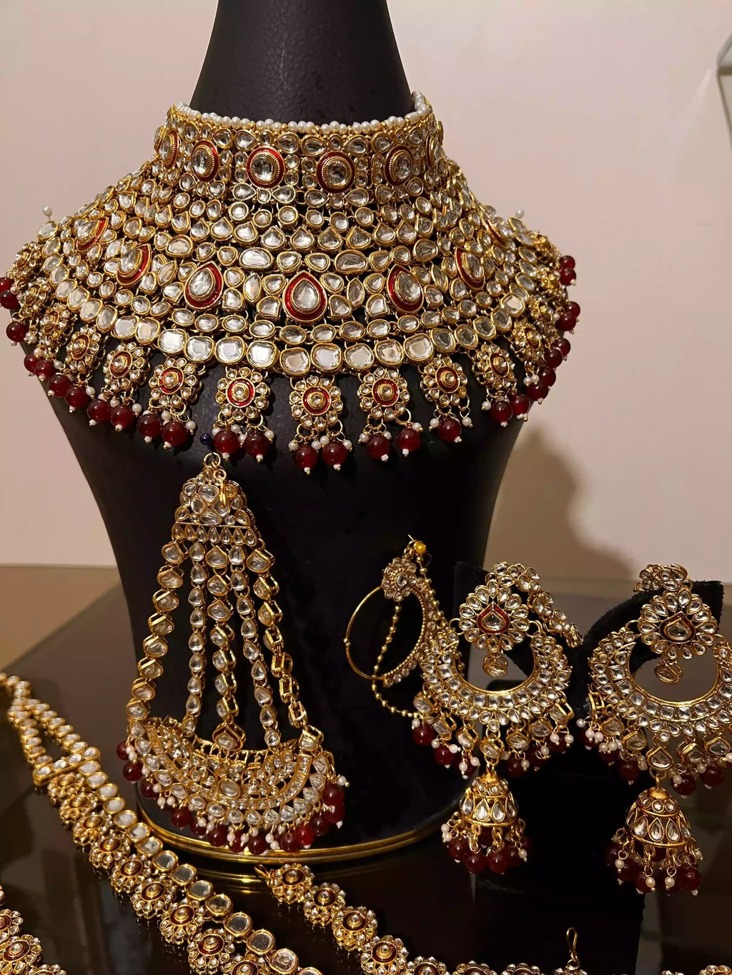 Indian kundan complete bridal package