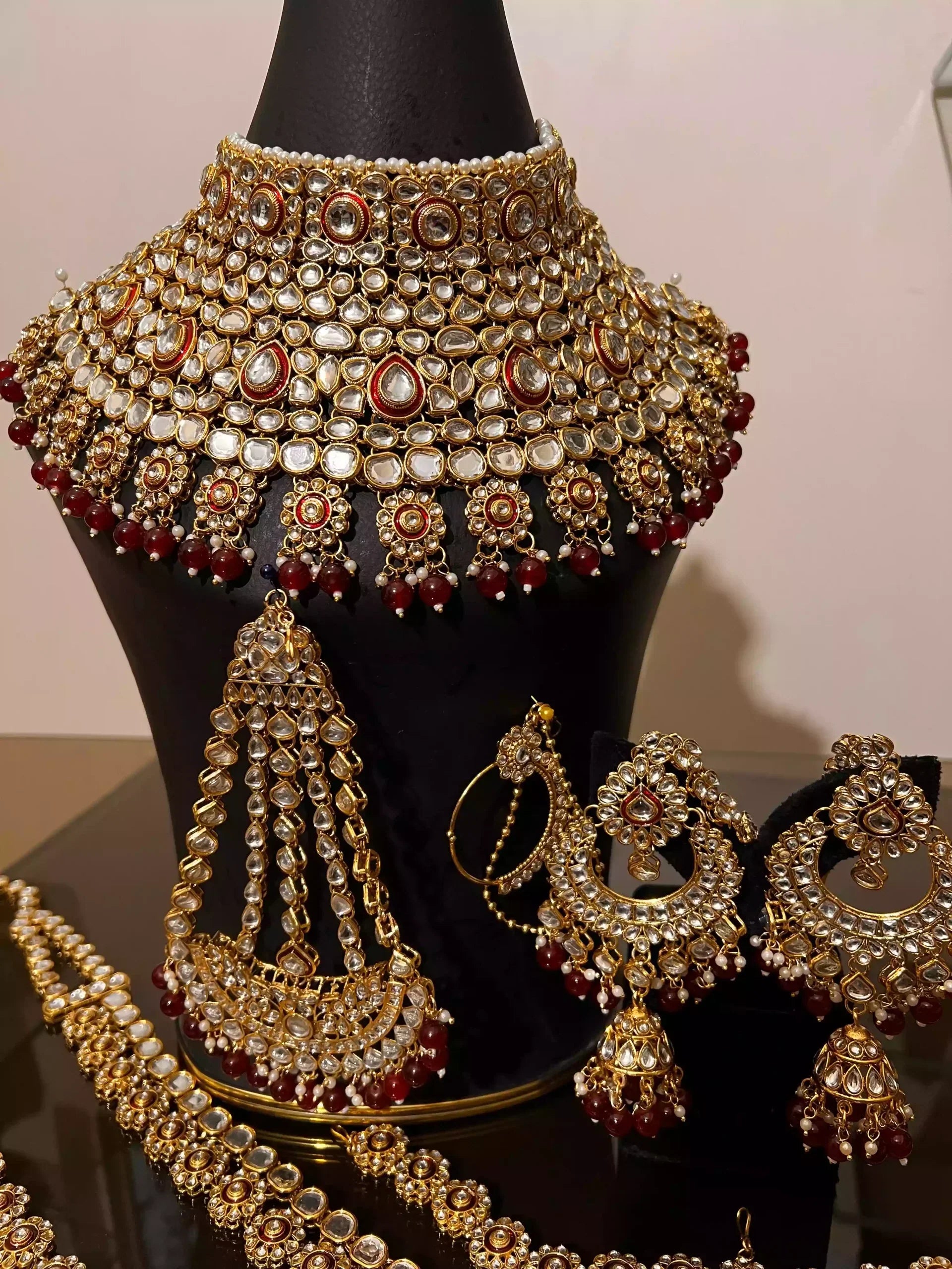 Indian kundan complete bridal package