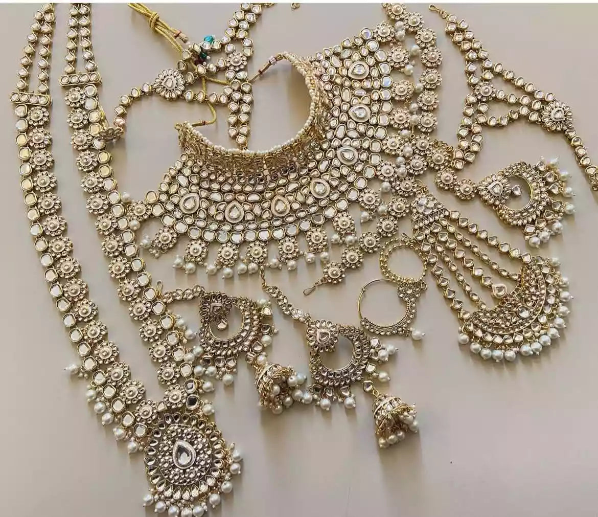 Indian kundan complete bridal package Secondary image