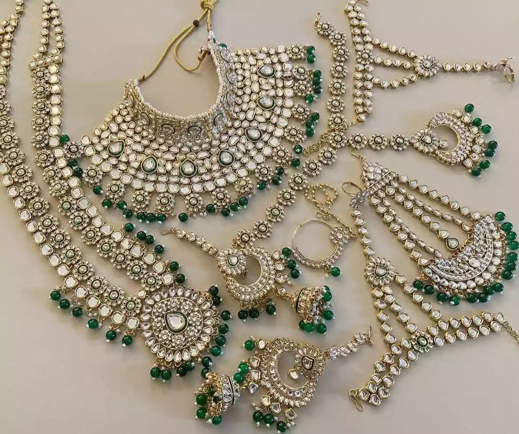 Indian kundan complete bridal package