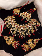 Kundan bridal set with jhumar