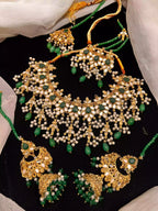 Kundan bridal set with jhumar