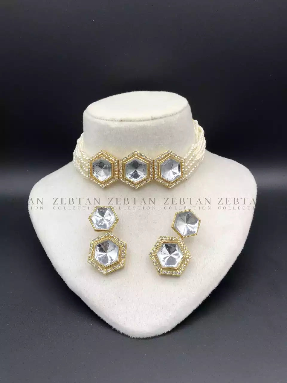 Indian uncut kundan choker set
