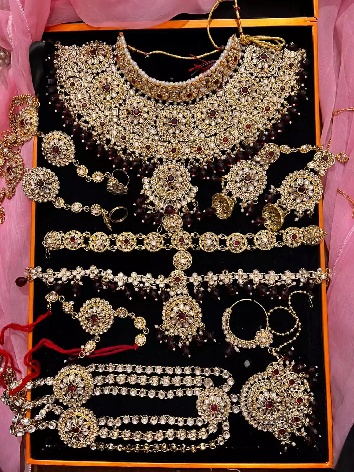 Indian kundan bridal package
