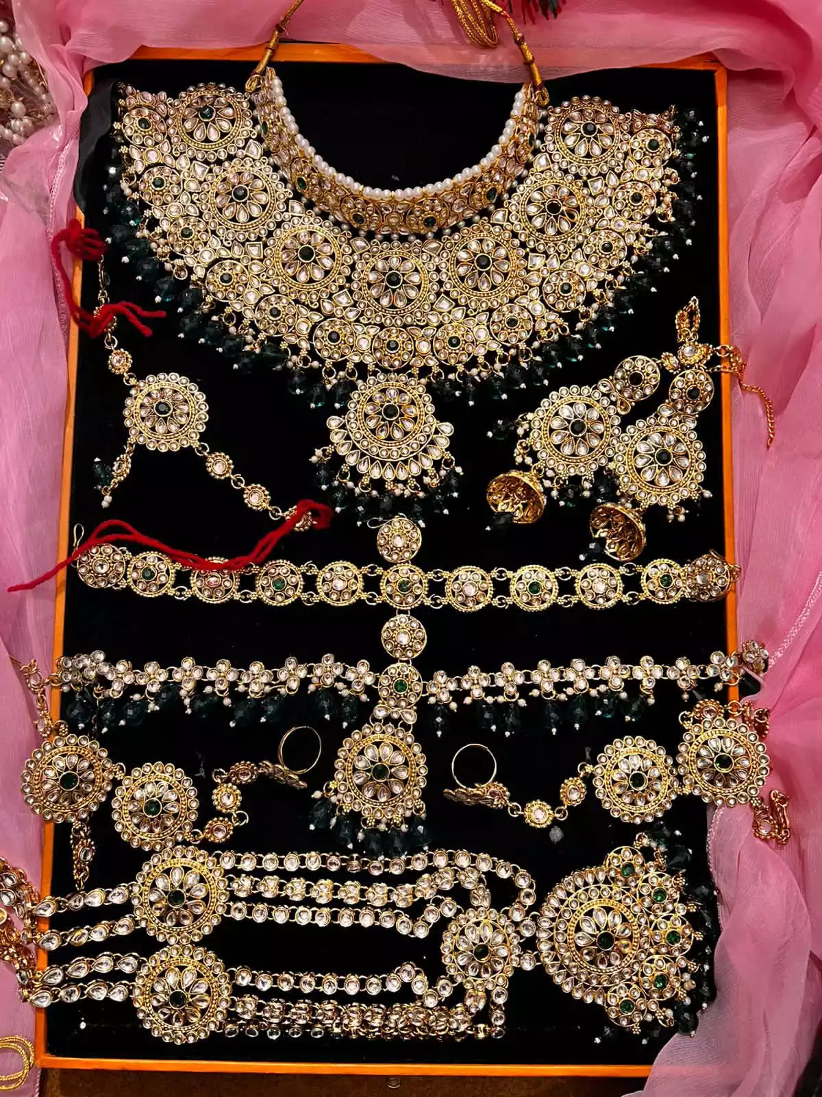 Indian kundan bridal package