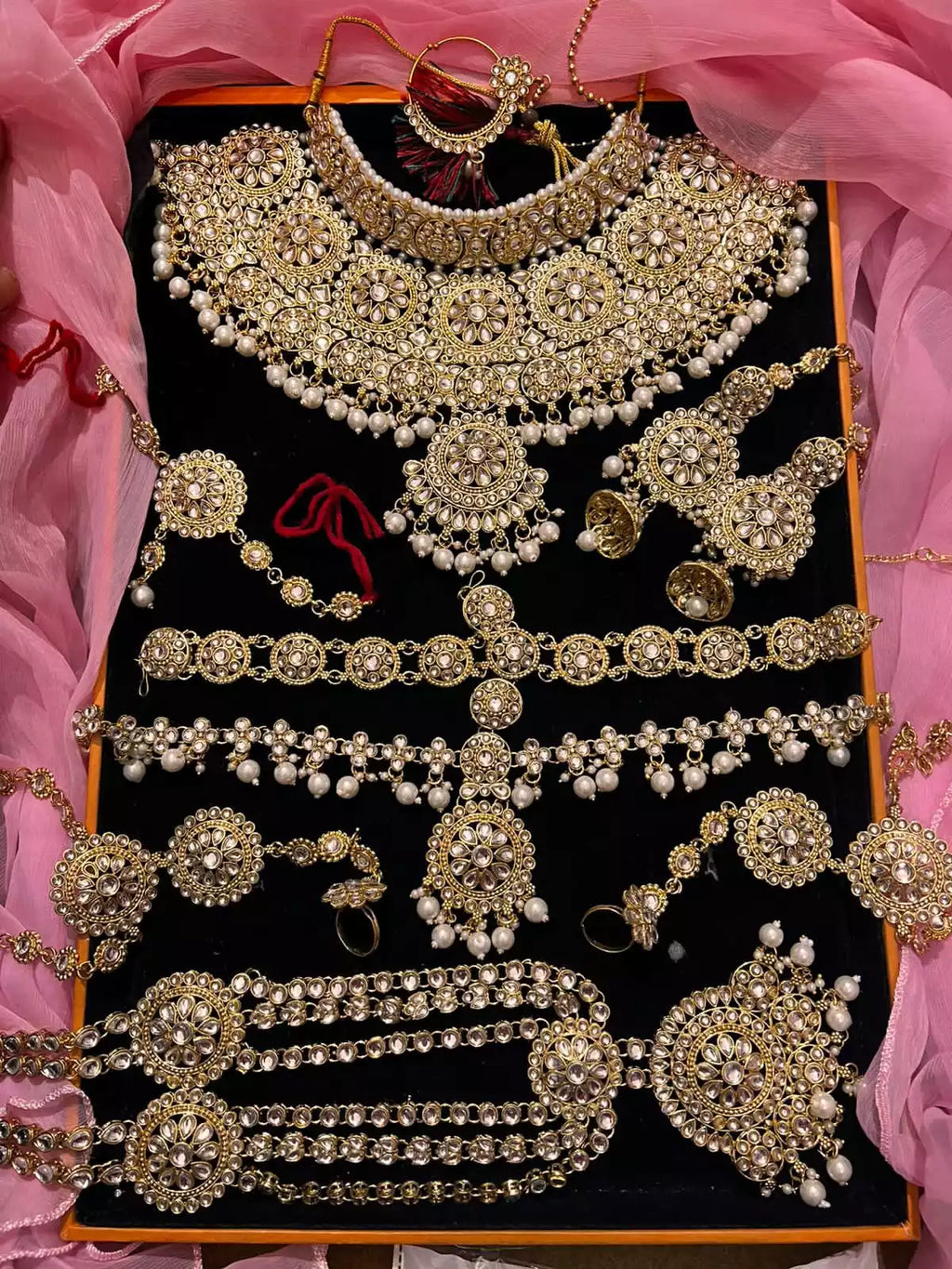 Indian kundan bridal package