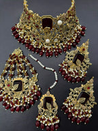 Handmade bridal collar set
