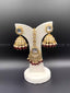 Kundan jhumki with teeka