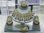 Kundan bridal set with jhumar
