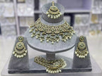 Kundan bridal set with jhumar