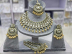 Kundan bridal set with jhumar