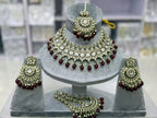 Kundan bridal set with jhumar