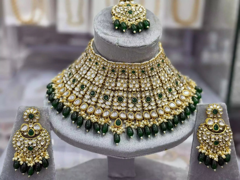 Heavy kundan bridal set