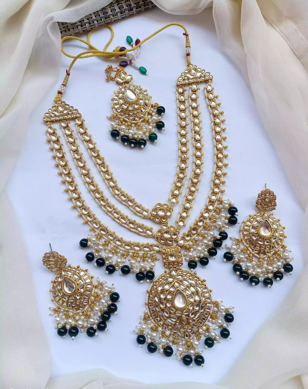 Indian kundan maala set