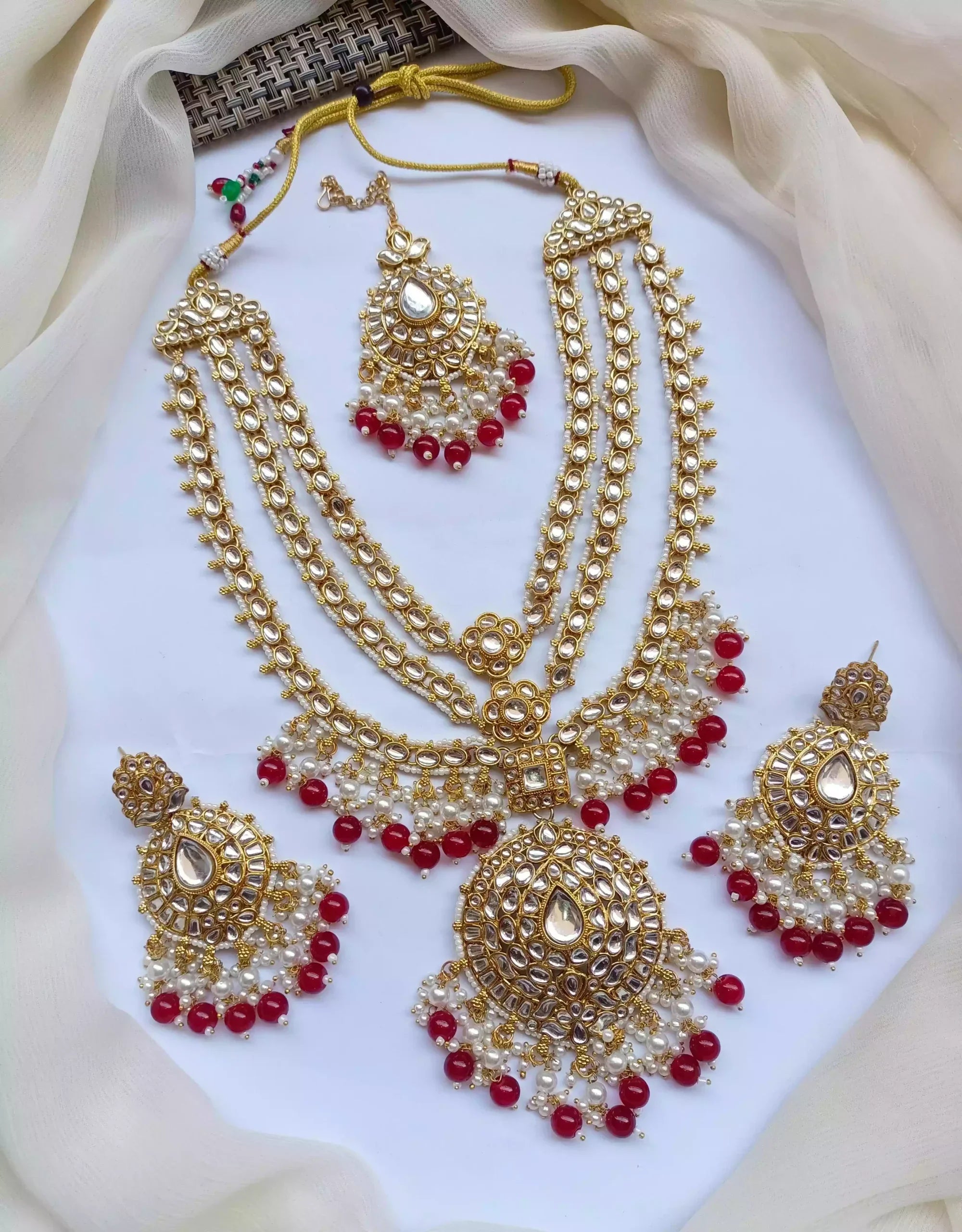 Indian kundan maala set