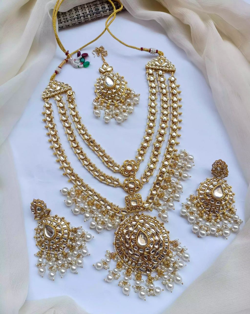 Indian kundan maala set
