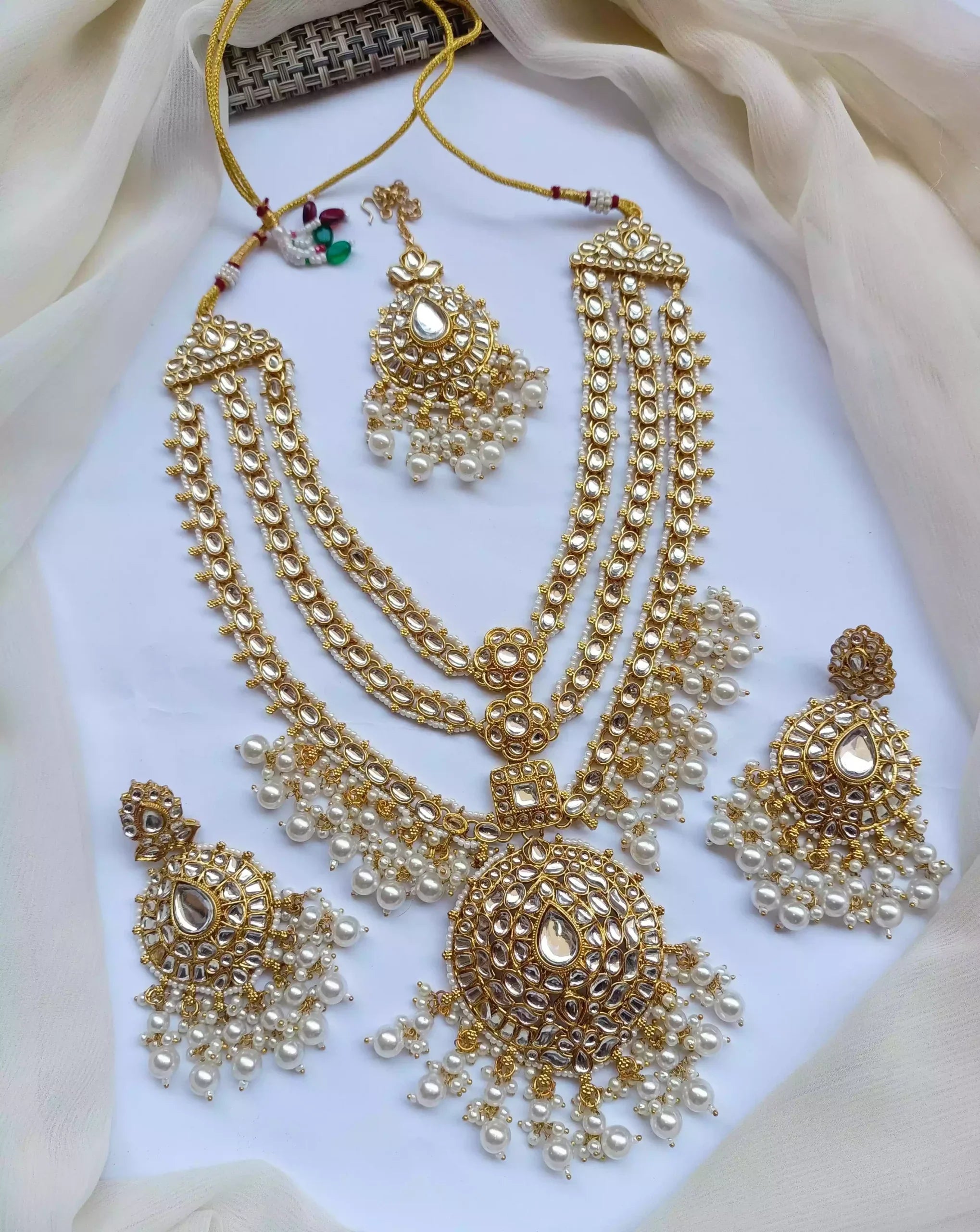 Indian kundan maala set