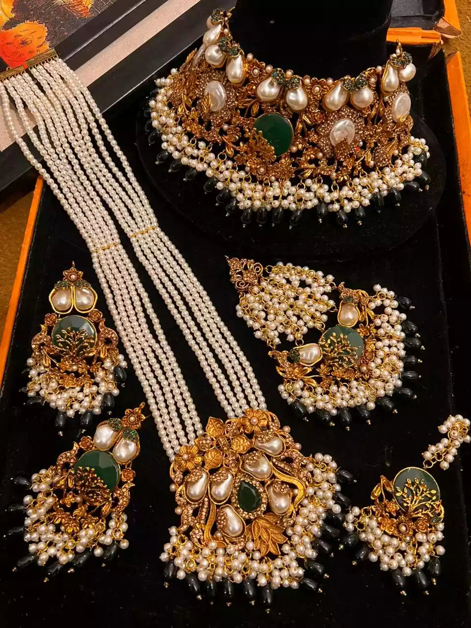 MOP complete bridal set