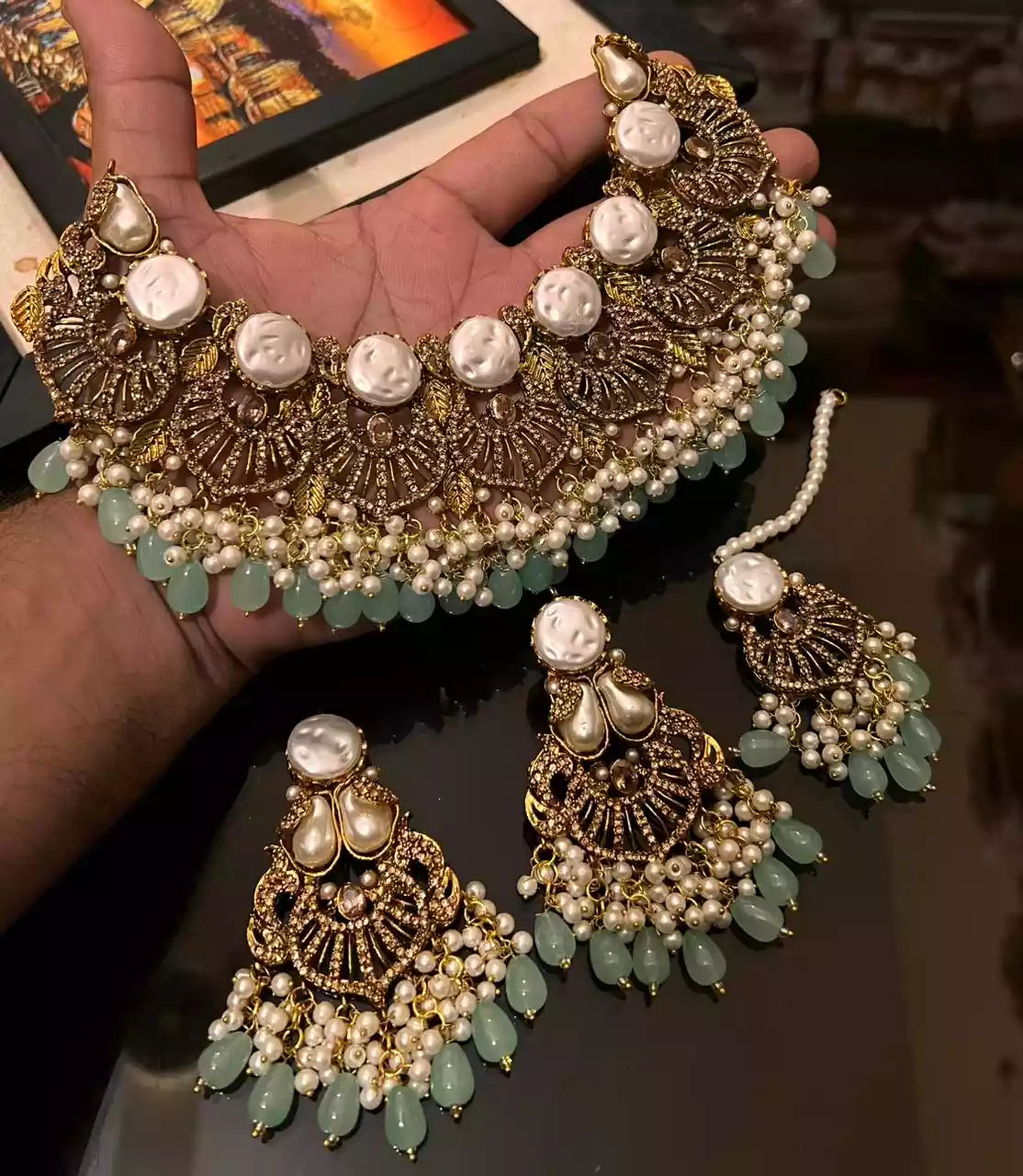 Egyptian necklace set