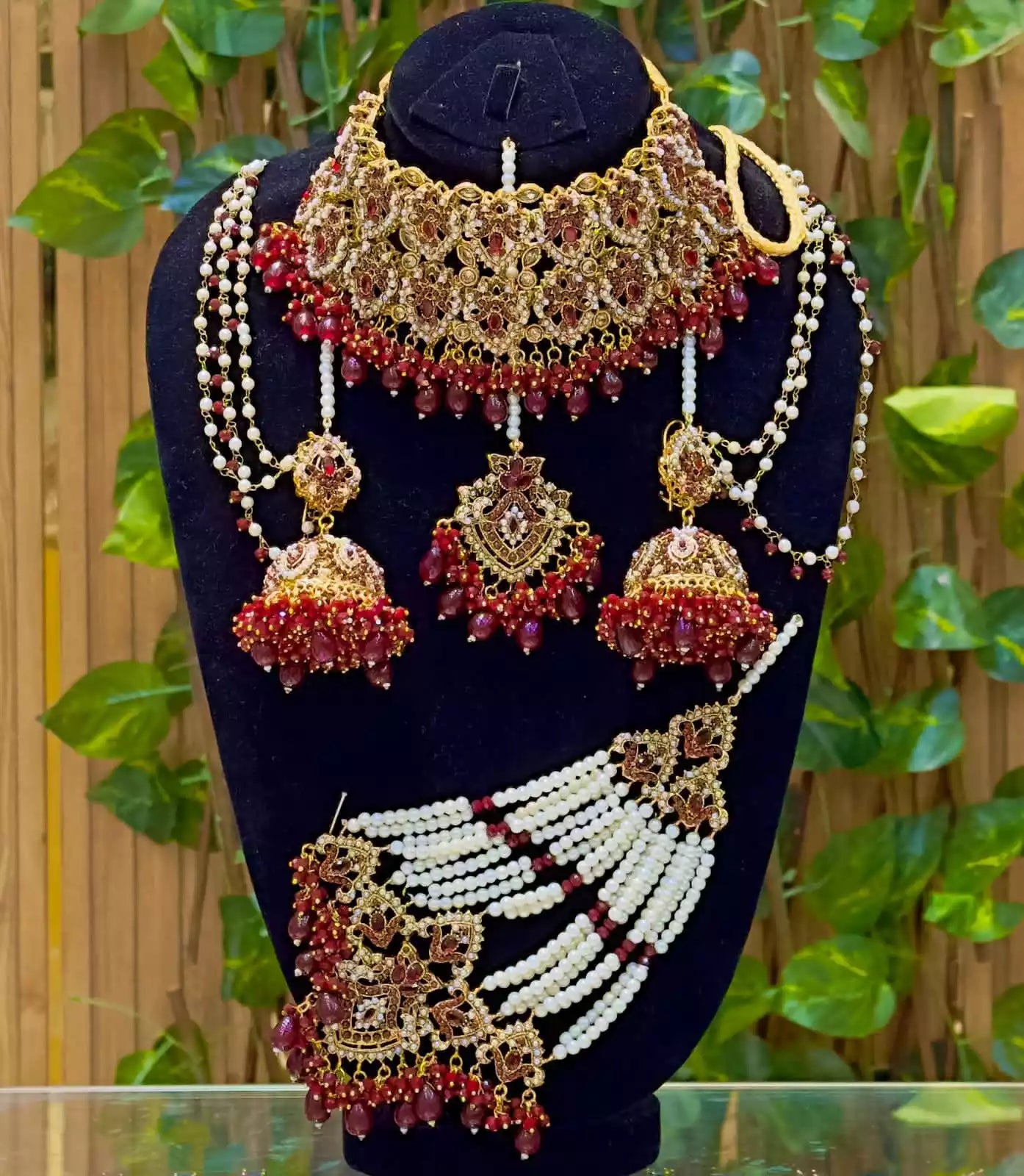 Heavy noratan bridal set