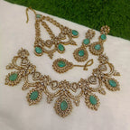 Elegant bridal set with jhumar